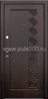 Металлическая дверь в коттедж МДФ KJ-1710