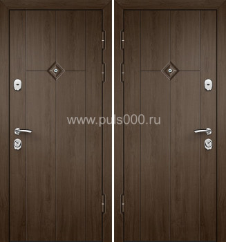 Стальная дверь для квартиры коричневая, цена 15 250  руб.